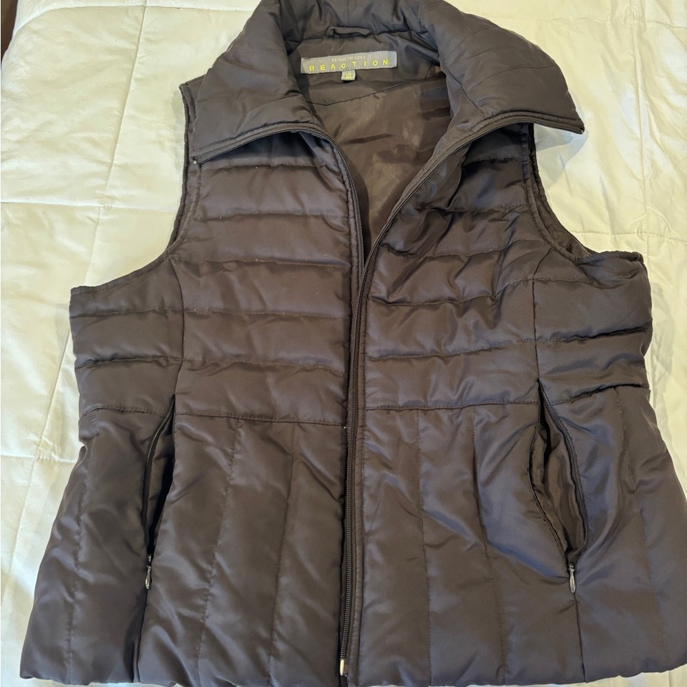Kenneth Cole Reaction Dark Brown Puffer Vest